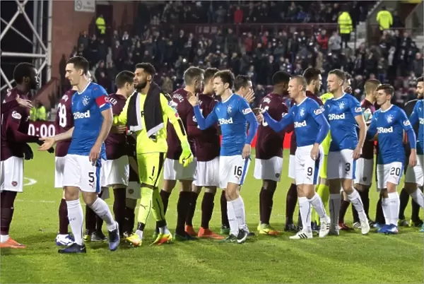 Sportsmanship Triumph: Rangers and Hearts Players Unite at Tynecastle Stadium