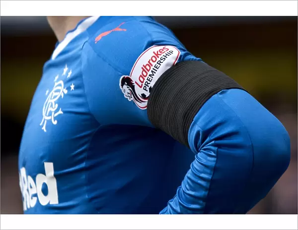 Rangers Honor Billy Simpson: Tribute with Black Arm Bands (Scottish Cup Winning Squad, 2003)