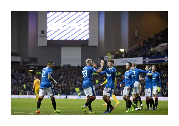 Rangers: Martyn Waghorn's Euphoric Moment as Five-Star Team Secures Scottish Cup Victory over Greenock Morton at Ibrox Stadium
