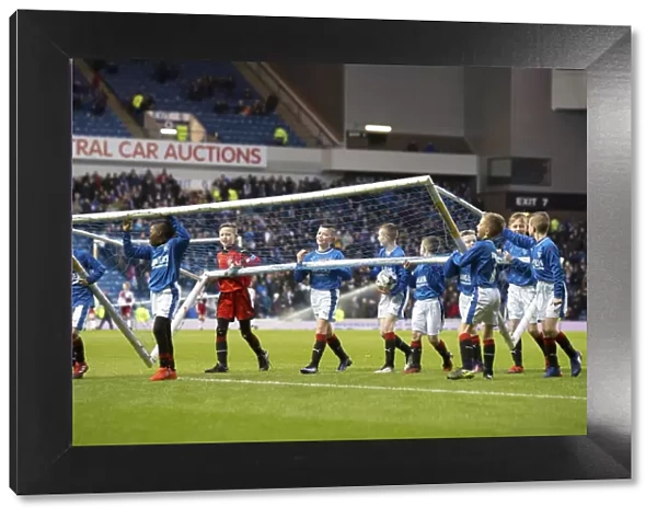 Rangers U10s Thrill Ibrox Crowd with Electrifying Half-Time Show during Scottish Cup Match
