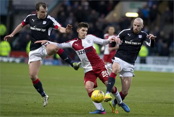 Intense Rivalry: Emerson Hyndman vs. James Vincent - Rangers vs. Dundee in the Ladbrokes Premiership at Dens Park