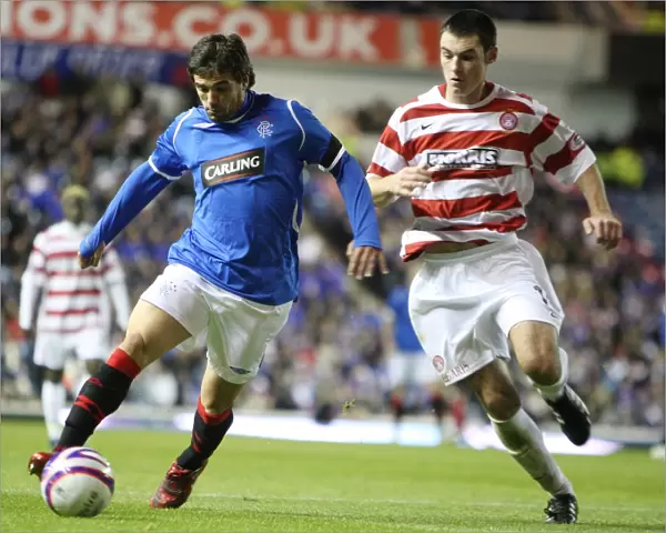 Nacho Novo Scores the Winning Goal: Rangers 2-0 Hamilton Academical in Co-operative Insurance Cup Fourth Round at Ibrox