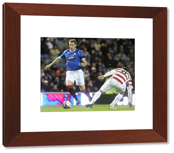 Rangers Kirk Broadfoot Scores the Decisive Goal: Rangers 2-0 Hamilton Academical in Co-operative Insurance Cup