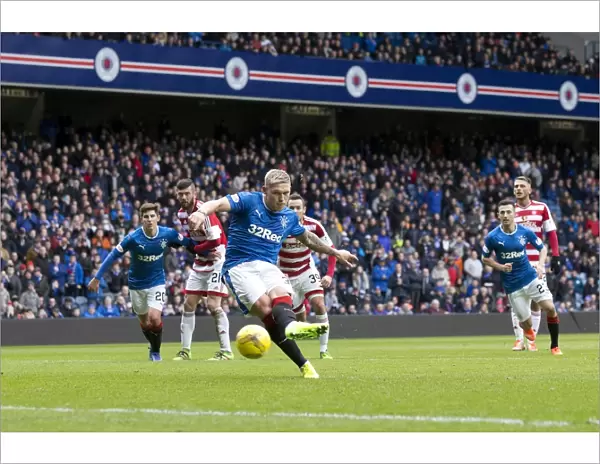 Rangers Martyn Waghorn Scores Penalty Goal: Scottish Cup Quarterfinal Epic Moment at Ibrox Stadium