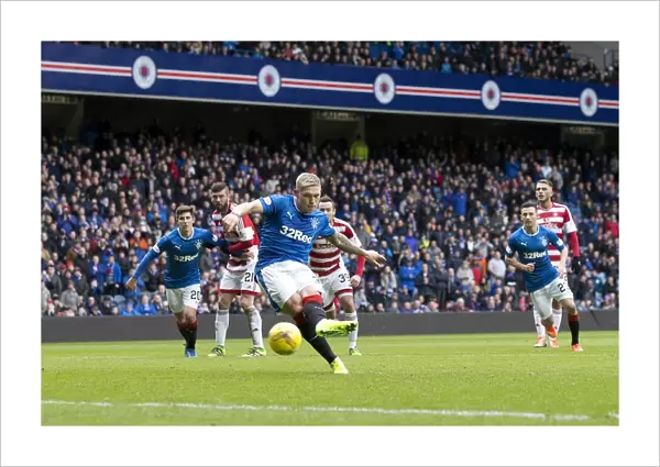 Rangers Martyn Waghorn Scores Penalty Goal: Scottish Cup Quarterfinal Epic Moment at Ibrox Stadium