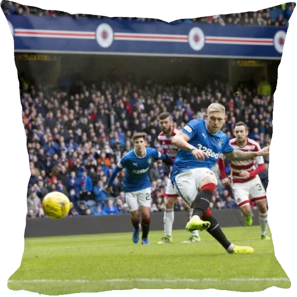 Martyn Waghorn Scores the Opener: Rangers Scottish Cup Quarterfinal Victory at Ibrox Stadium