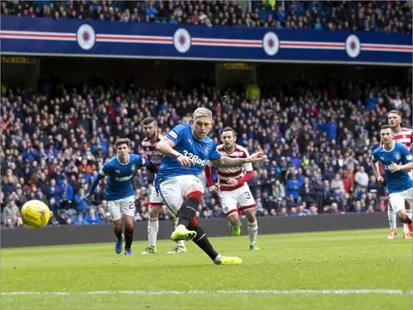 Martyn Waghorn Scores the Opener: Rangers Scottish Cup Quarterfinal Victory at Ibrox Stadium