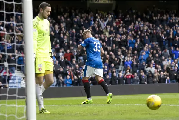 Rangers Martyn Waghorn Scores the Decisive Penalty: Scottish Cup Quarterfinal Victory at Ibrox Stadium (2003)