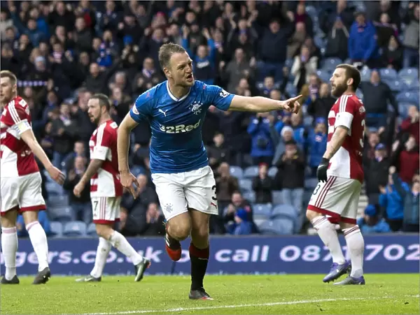Rangers Clint Hill Scores the Thrilling Winner in Scottish Cup Quarterfinal at Ibrox Stadium (2003)