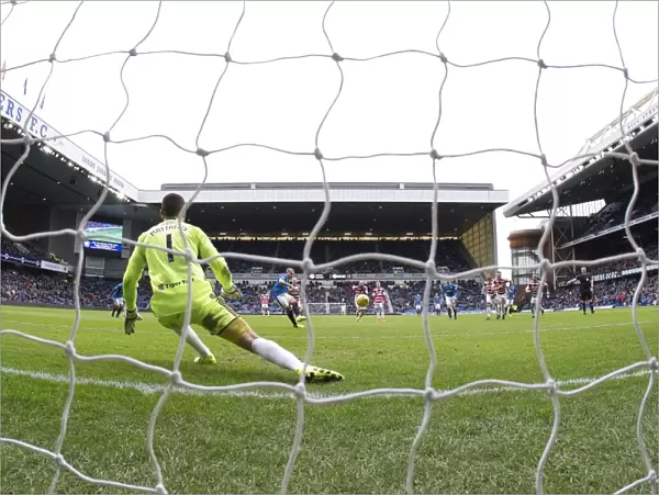 Martyn Waghorn Scores Penalty: Rangers Reach Scottish Cup Semis vs Hamilton Academical at Ibrox Stadium