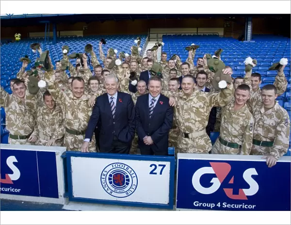 Homecoming Heroes: Rangers Unforgettable Reunion with Soldiers at Ibrox (5-0 Victory over Inverness Caledonian Thistle)