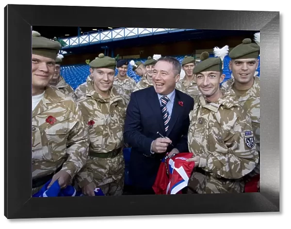 Rangers Homecoming Heroes: Unforgettable Reunion and Glorious 5-0 Victory with Scottish Soldiers