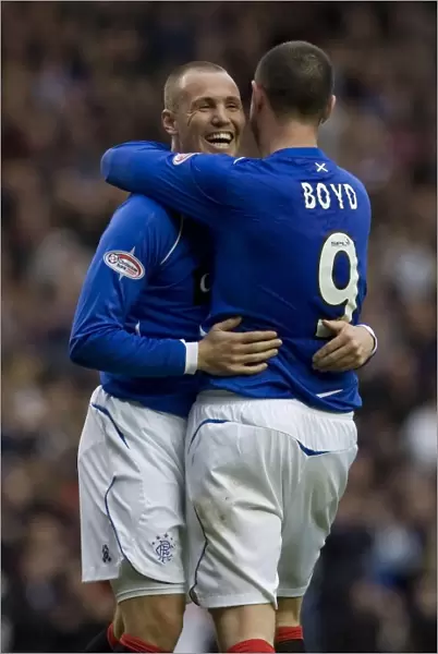 Five-Star Rangers: Miller and Boyd's Unforgettable Celebration after a 5-0 Ibrox Thriller