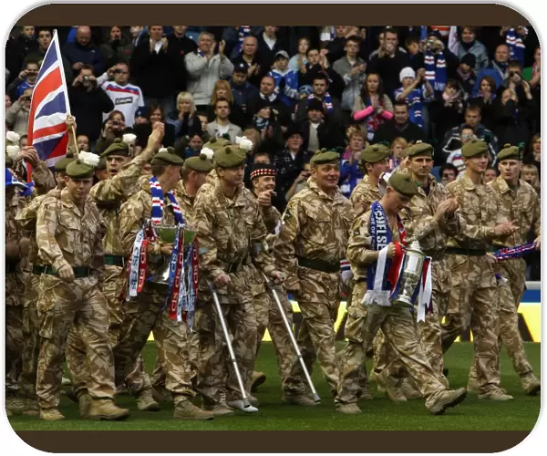 Rangers Football Club: Unforgettable 5-0 Ibrox Victory with Scottish Regiments