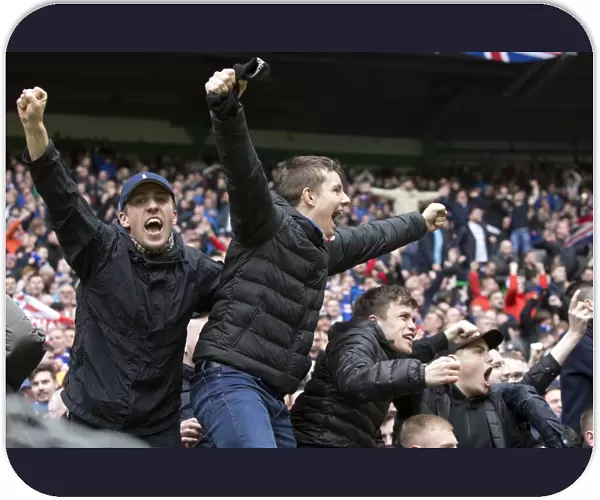 Thrilling Moment: Rangers Fans Euphoria at Celtic Park Amidst Scottish Premiership Drama