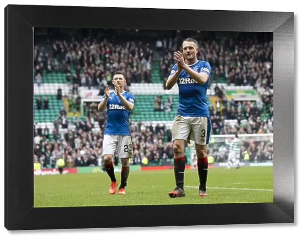 Rangers Players Jason Holt and Clint Hill Pay Tribute to Celtic Park Fans: Scottish Cup Champions 2003