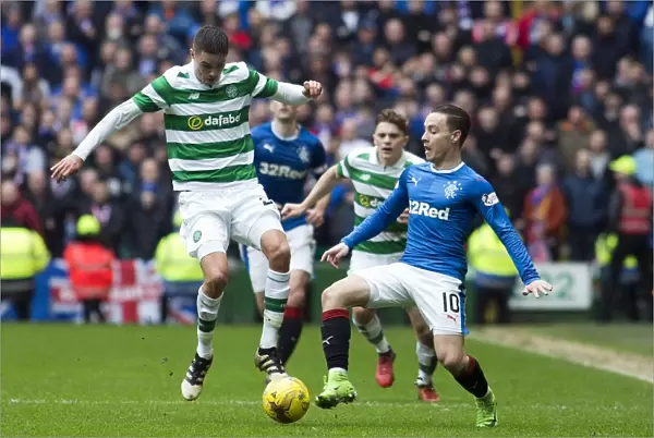 Intense Rivalry: McKay vs. Lustig Clash in Celtic vs. Rangers Premiership Showdown