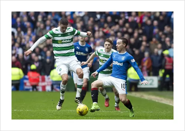 Intense Rivalry: McKay vs. Lustig Clash in Celtic vs. Rangers Premiership Showdown