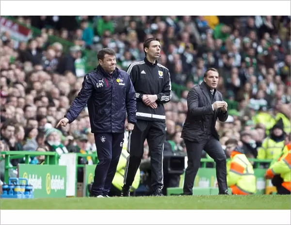 Celtic Park Showdown: Rodgers vs. Murty - Scottish Premiership Clash (2003 Scottish Cup Champions)