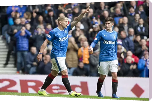Martyn Waghorn's Thrilling Goal: A Moment to Remember in Rangers vs Hamilton Academical's Epic Premiership Clash at Ibrox Stadium