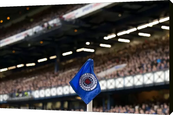 Rangers vs Hamilton Academical: Champions Corner Flag at Ibrox Stadium - Scottish Premiership (2003)
