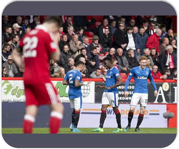 Rangers: Joe Dodoo's Euphoric Moment as He Scores Against Aberdeen in the Ladbrokes Premiership