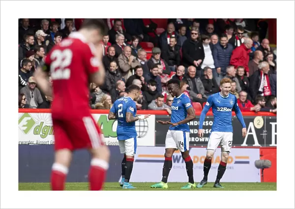 Rangers: Joe Dodoo's Euphoric Moment as He Scores Against Aberdeen in the Ladbrokes Premiership