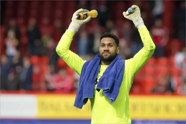 Triumphant Wes Foderingham: Rangers Goalkeeper's Glory at Pittodrie Stadium - Scottish Cup Victory