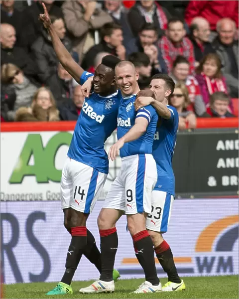 Rangers Triumph: Dodoo, Miller, and Holt's Unforgettable Celebration at Pittodrie