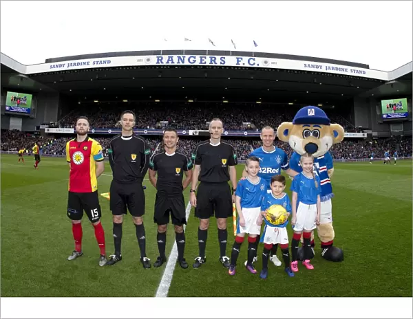 Scottish Cup Victory: Kenny Miller and Rangers Mascots Celebrate at Ibrox Stadium (2003)