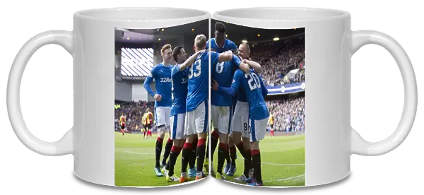Rangers FC: Jon Toral's Epic Goal and Emotional Celebration with Team Mates at Ibrox Stadium (Ladbrokes Premiership)