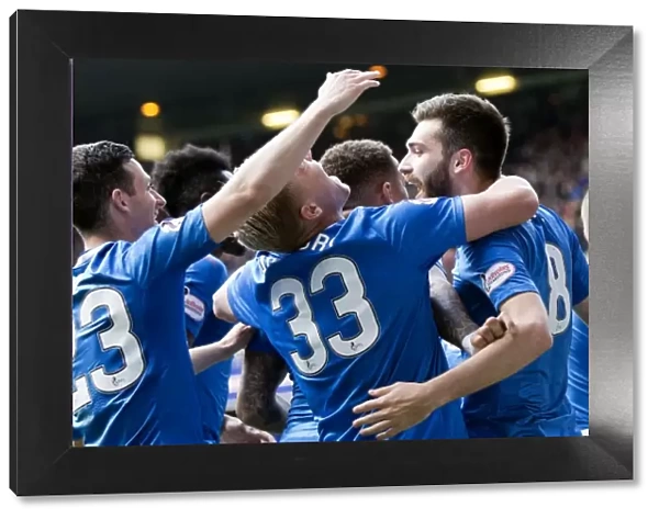 Rangers FC: Jon Toral's Euphoric Goal and Team Celebration vs Partick Thistle at Ibrox Stadium