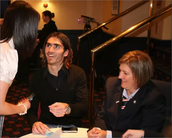 A Memorable Evening with Pedro Mendes at Rangers Charity Race Night 2008