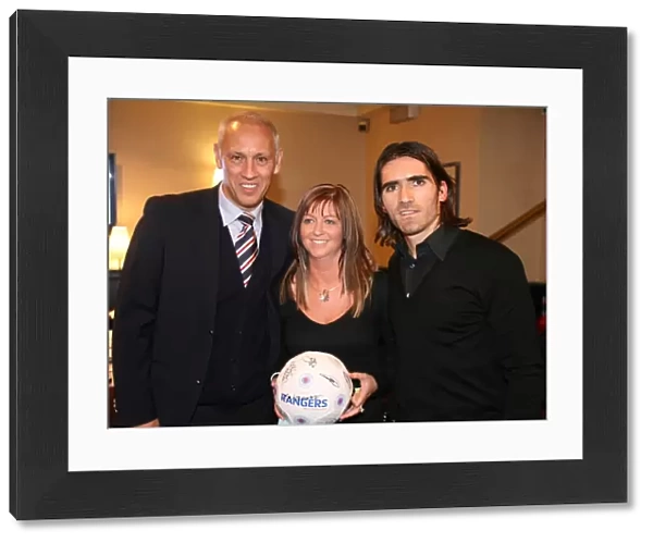 Rangers Legends Pedro Mendes and Mark Hateley: A Winning Moment at the Rangers Football Club Charity Race Night 2008