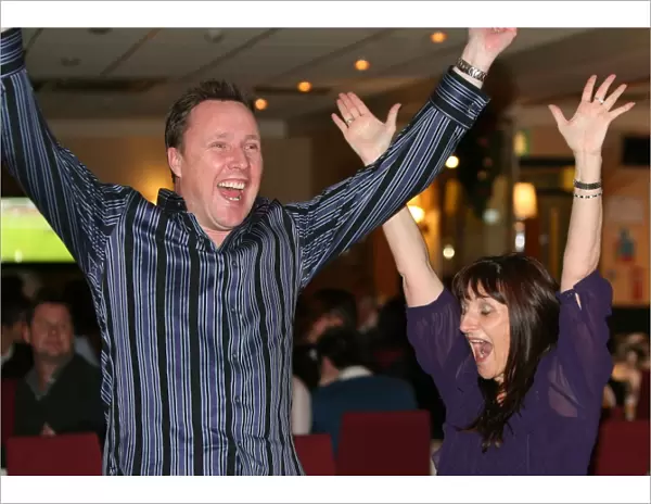 Thrilling Charity Race Night at Ibrox: Rangers Fans Victory Celebration on Horses (2008)
