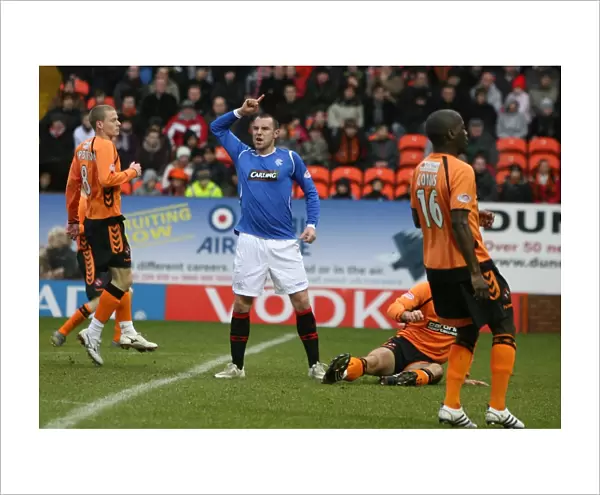 Kris Boyd's Euphoric Celebration: Unforgettable 2-2 Draw Between Dundee United and Rangers