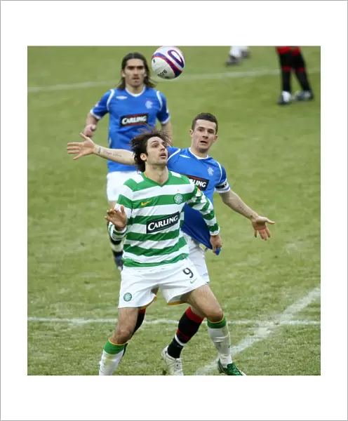 Barry Ferguson vs Samaras: A Rivalry Ignited - Rangers vs Celtic in the Clydesdale Bank Premier League (1-0 in Favor of Celtic)