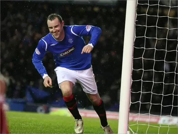 Kris Boyd's Double Strike: Rangers Triumph over Falkirk (3-1) in the Clydesdale Bank Premier League at Ibrox