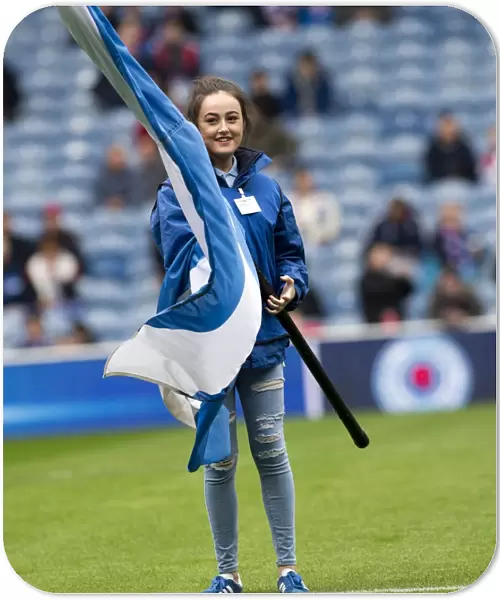 Electric Atmosphere: Rangers Football Club Gameday in Ibrox Fan Zone, Scottish Premiership