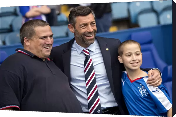 Electric Atmosphere: Rangers Fan Zone, Ibrox Stadium - Scottish Premiership Showdown Against Heart of Midlothian