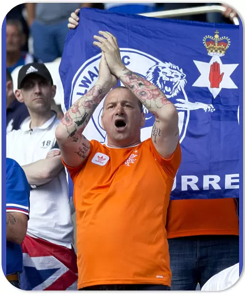 Electric Atmosphere: Rangers Football Club Fan Zone, Ibrox Stadium - Scottish Premiership Match vs Heart of Midlothian (2003 Scottish Cup Win)