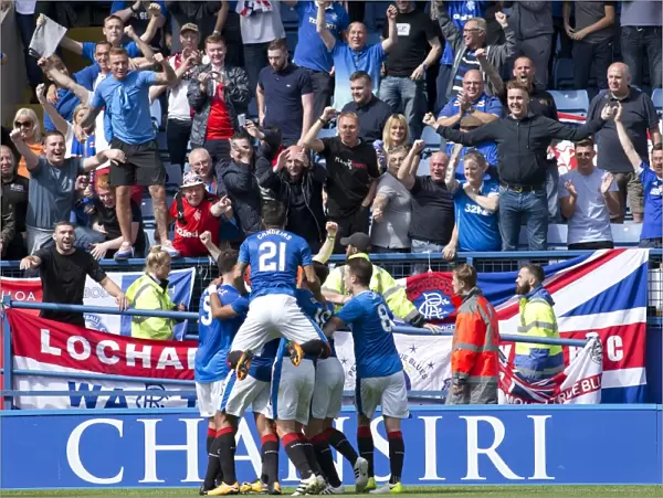 Rangers vs Heart of Midlothian: Electrifying Fan Zone at Ibrox Stadium, Scottish Premiership Champions