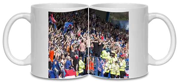 Electrifying Fan Zone at Ibrox Stadium: Rangers vs Heart of Midlothian - Scottish Cup Showdown