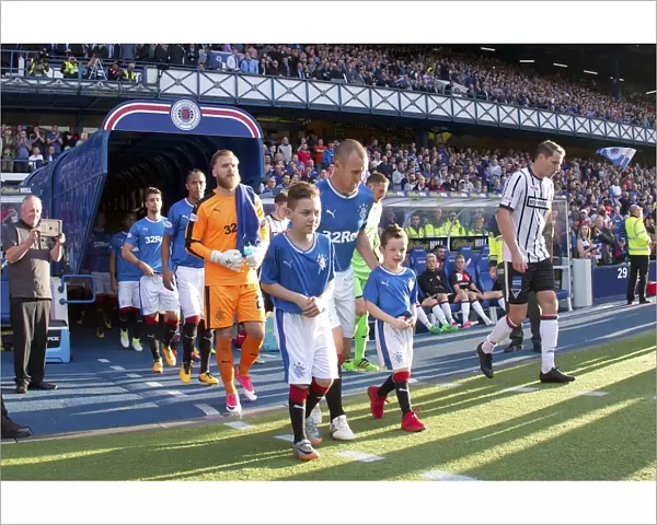 Electric Atmosphere in Rangers Fan Zone: A Passionate Pre-Match Gathering before Scottish Cup Victory (2003)