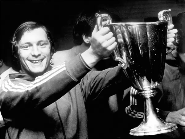 Rangers FC: European Glory - Willie Johnston's Euphoric Celebration (3-2 Victory) in the European Cup Winners Cup