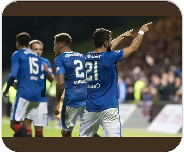 Rangers Daniel Candeias Scores Thrilling Betfred Cup Goal vs. Partick Thistle