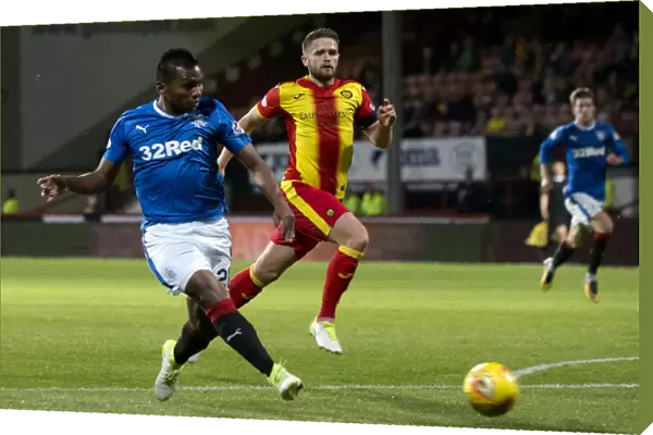 Alfredo Morelos Missed Goal: Rangers vs Partick Thistle - Betfred Cup Quarterfinal