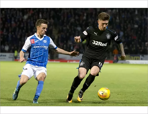 Rangers Josh Windass in Action: St Johnstone vs Rangers, McDiarmid Park, Ladbrokes Premiership