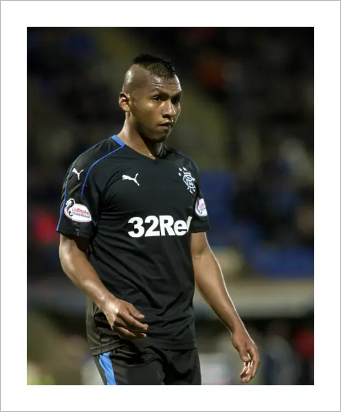 Rangers Alfredo Morelos Fights for Glory: Intense Moment at McDiarmid Park