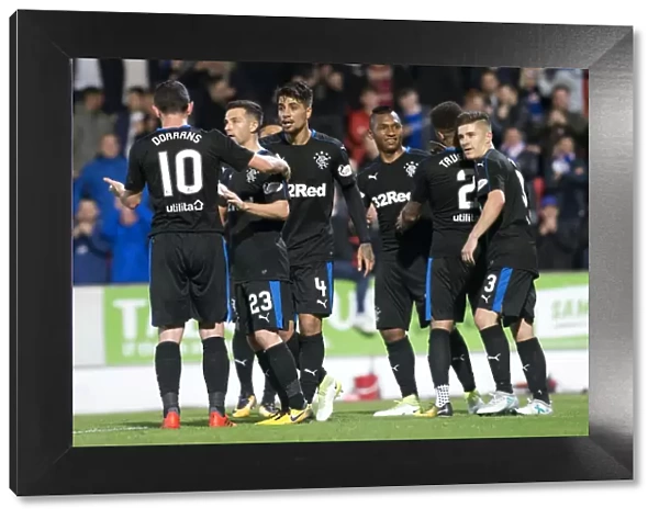 Rangers: Carlos Pena's Thrilling Goal Celebration vs St. Johnstone, Ladbrokes Premiership